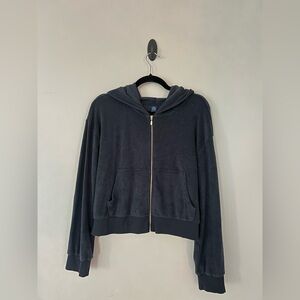 Old Navy Women’s Navy Blue Zip-Up Hoodie